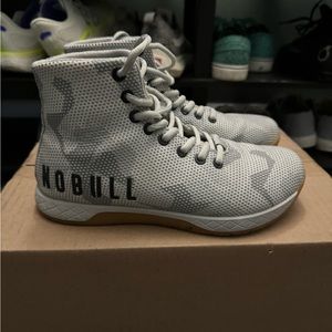 Nobull Light gray camouflage high tops